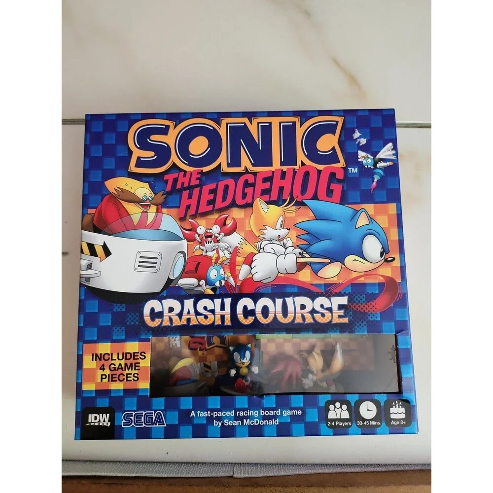 Sonic the Hedgehog Crash Course Racing Board Game Complete